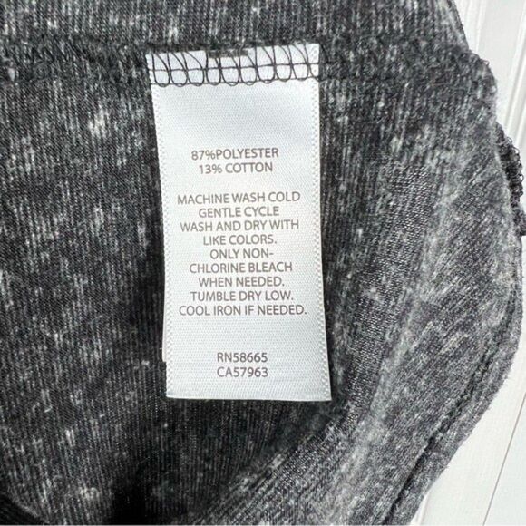 Athleta Heather Gray Crossover Getaway Workout Layered Tank Top Women’s Size S - Picture 8 of 10
